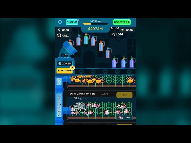 Idle Fish Aquarium Screenshot